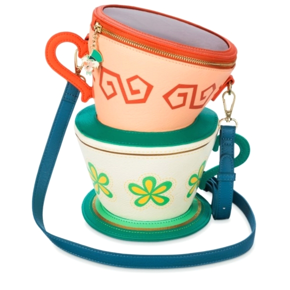 Disney Alicein Wonderland tea cups designLoungerfly purse/crossbody